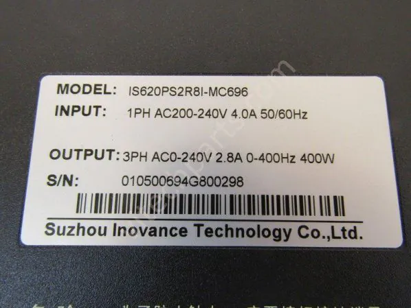 Inovance Technology IS620PS2R8I MC696